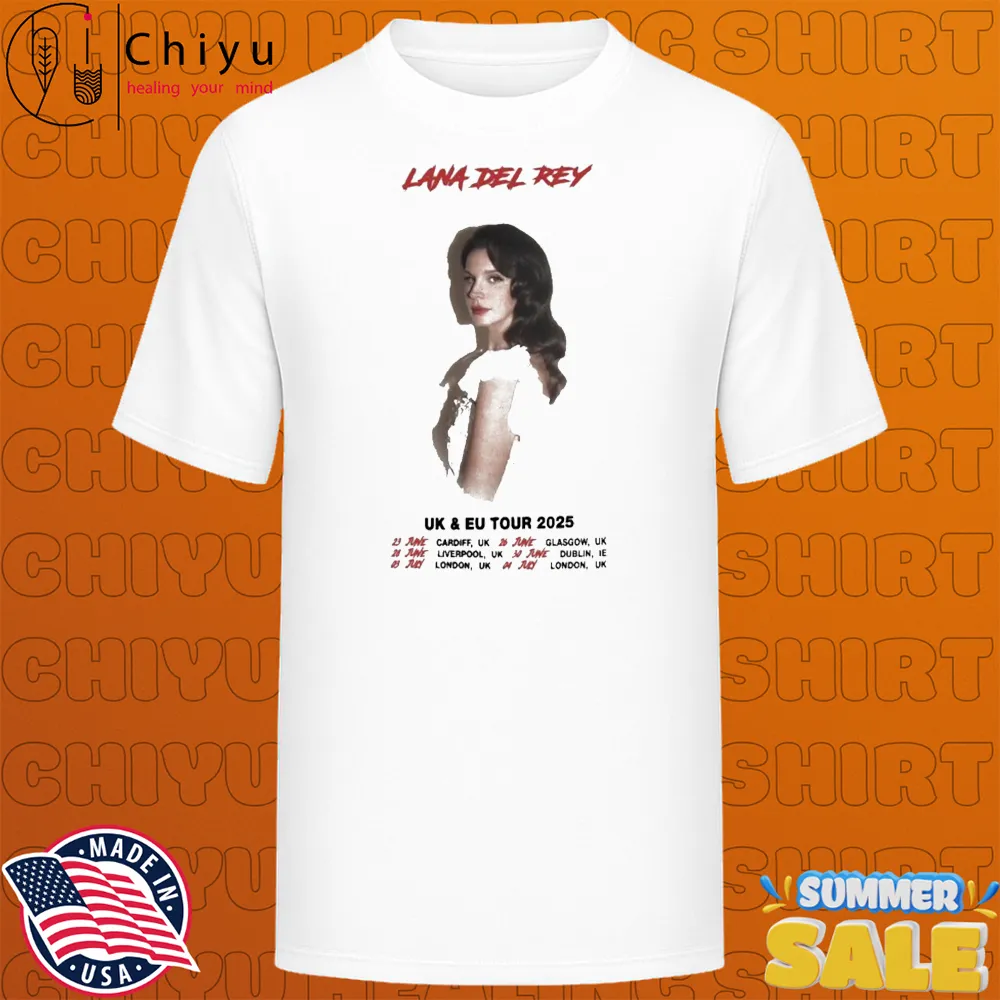 Lana Del Rey Cardiff EU And UK 23.06.2025 T-shirts
