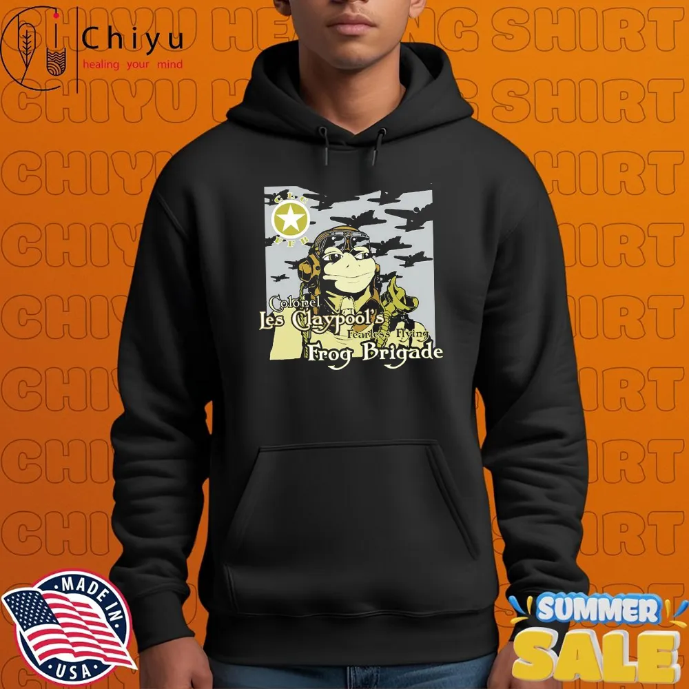 Les Claypool Colonel Live Frog Brigade Fearless Flying T-shirts Les Claypool Colonel Live Frog Brigade Fearless Flying T-shirts