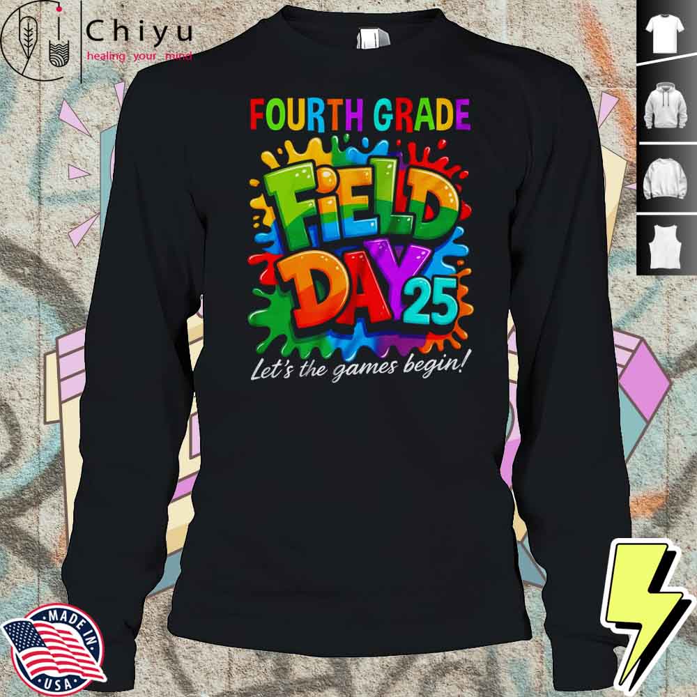 Let The Games Begin 5th Fifth Grade Field Day Teacher Kid Shirt