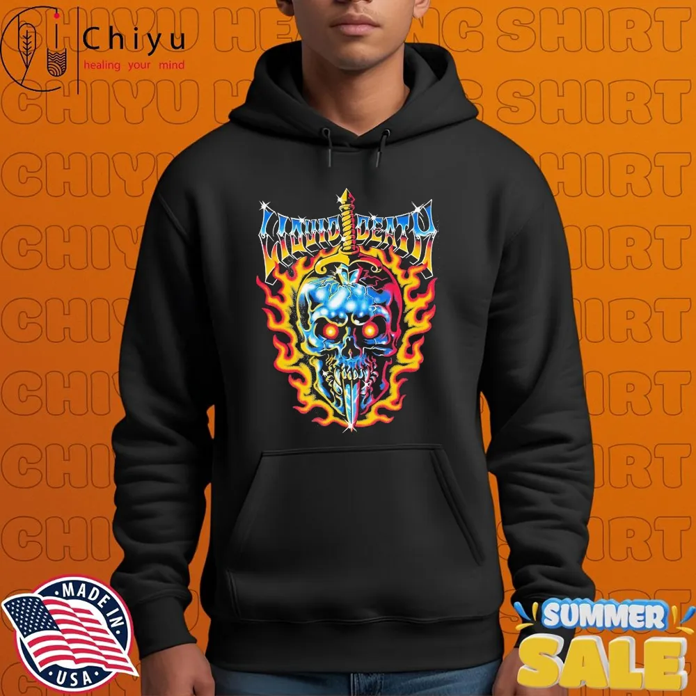 Liquid Death Swordface Skull T-shirts Liquid Death Swordface Skull T-shirts