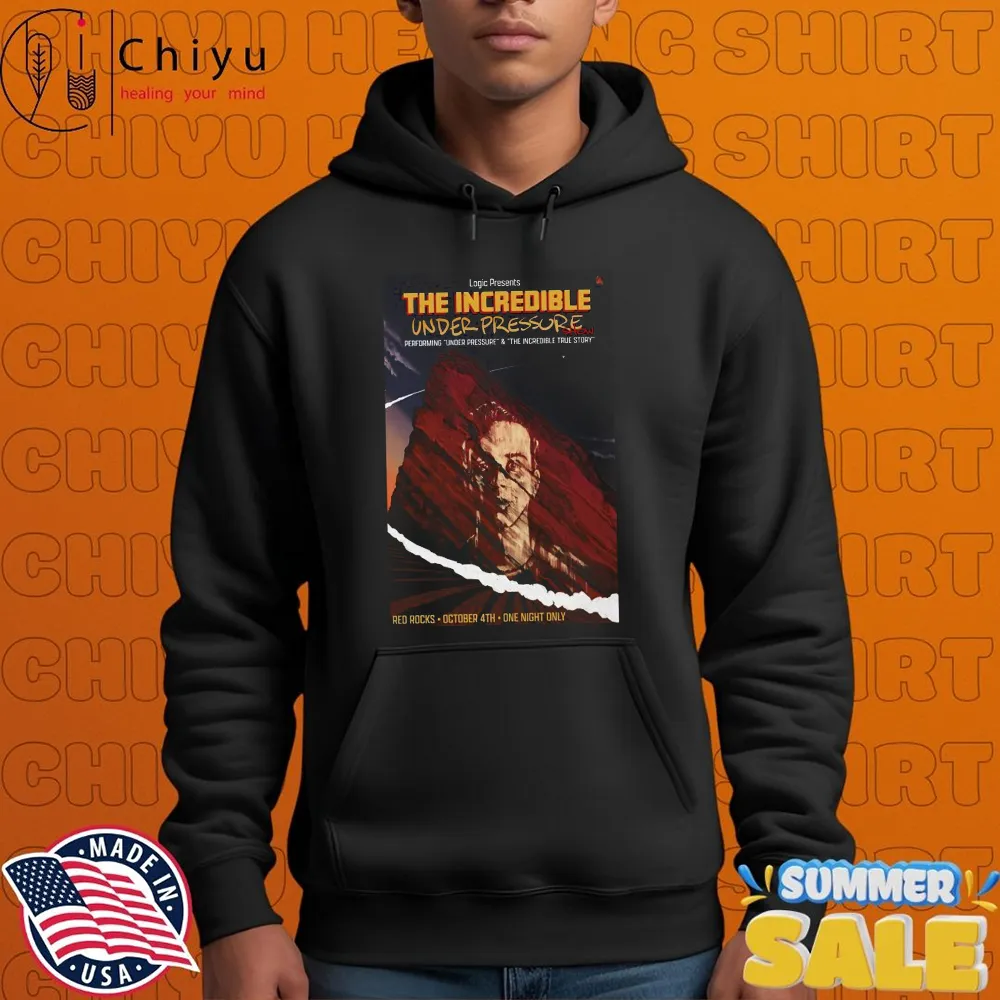 Logic Under Pressure Tour Red Rocks 2025 The Incredible T-shirts Logic Under Pressure Tour Red Rocks 2025 The Incredible T-shirts