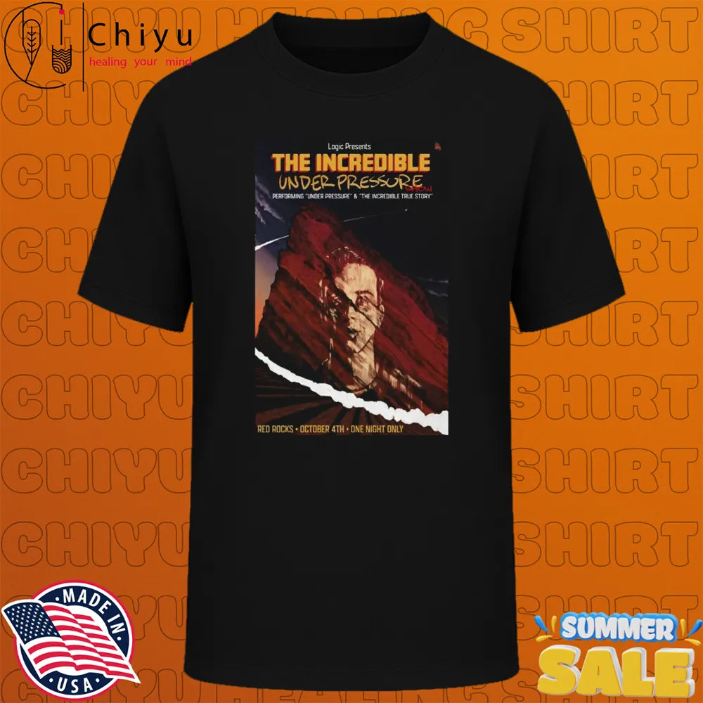 Logic Under Pressure Tour Red Rocks 2025 The Incredible T-shirts Logic Under Pressure Tour Red Rocks 2025 The Incredible T-shirts