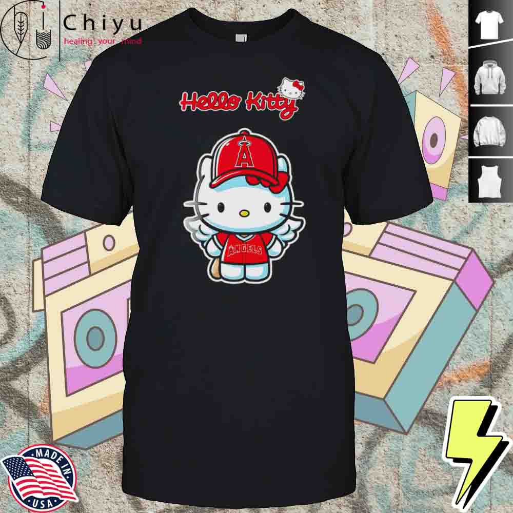 Los Angeles Angels Kitty 2025 Red Shirt Hoodie Los Angeles Angels Kitty 2025 Red Shirt Hoodie