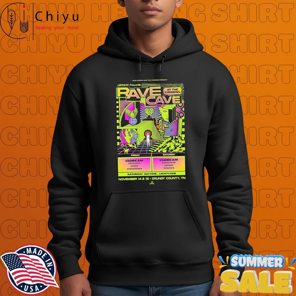Lsdream Presents Rave Cave At The Caverns Grundy County TN November 2025 T-shirts Lsdream Presents Rave Cave At The Caverns Grundy County TN November 2025 T-shirts
