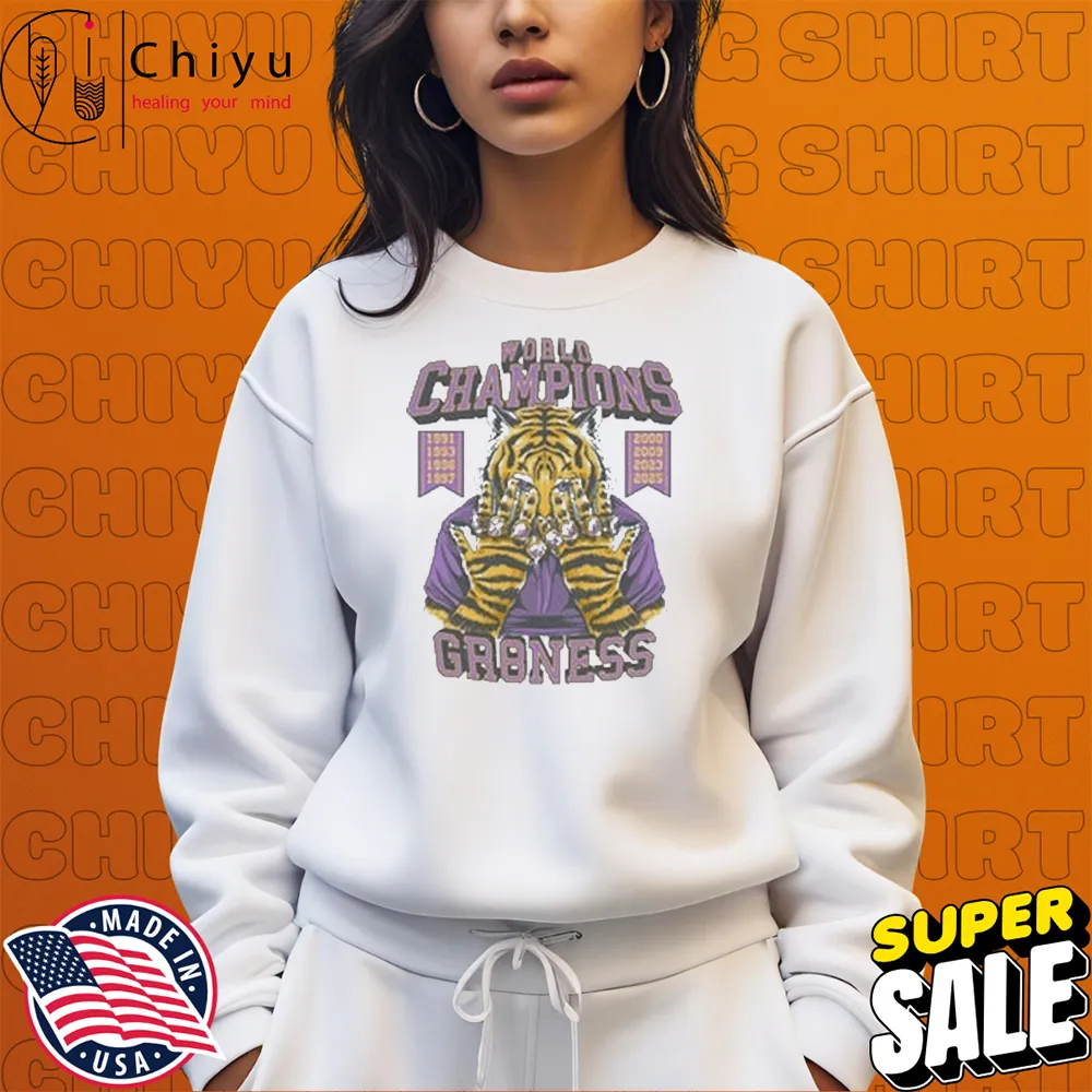 LSU Tigers Gr8ness World Champions 2025 Mascot T-shirts LSU Tigers Gr8ness World Champions 2025 Mascot T-shirts