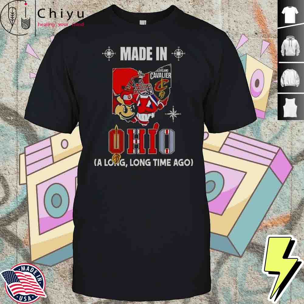 Made In Ohio A Long And Long Time Ago Logos In Map 2025 Shirt