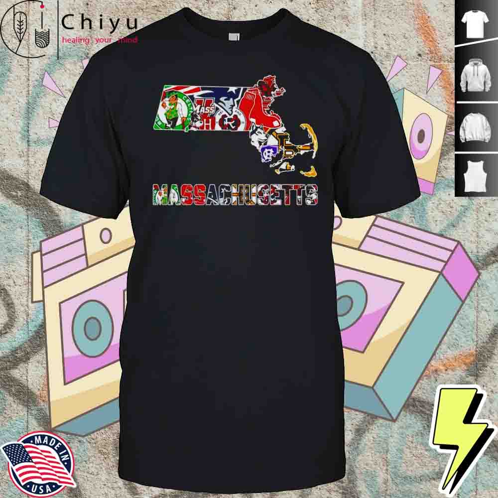 Massachusetts Sports Map Shirt