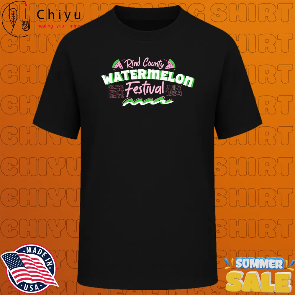 Matt Mitchell Rind County Watermelon Crawl Don't Drive July 1994 Festival T-shirts