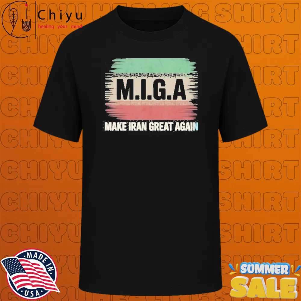 Miga Make Iran Great Again Flag T-shirts