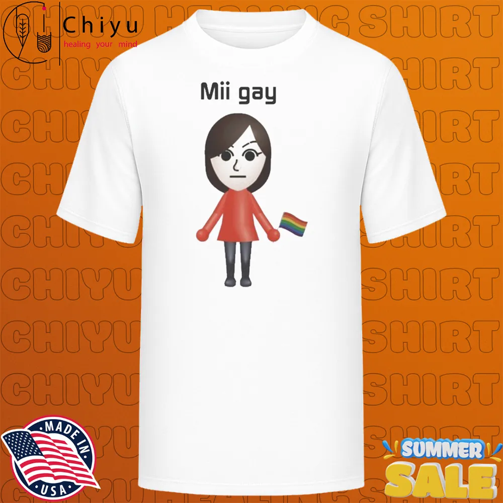Mii Gay Pride Flag T-shirts Mii Gay Pride Flag T-shirts
