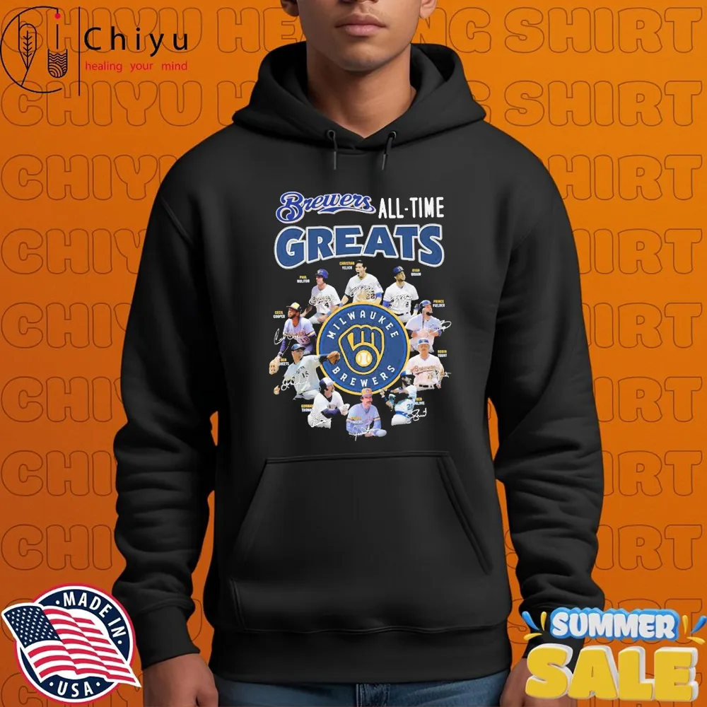 Milwaukee Brewers All The Greats T-shirt Milwaukee Brewers All The Greats T-shirt