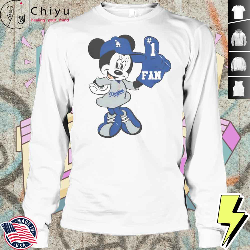 Minnie LA Dodgers Minnie Mouse Dodgers Fan Baseball T-Shirt Minnie LA Dodgers Minnie Mouse Dodgers Fan Baseball T-Shirt