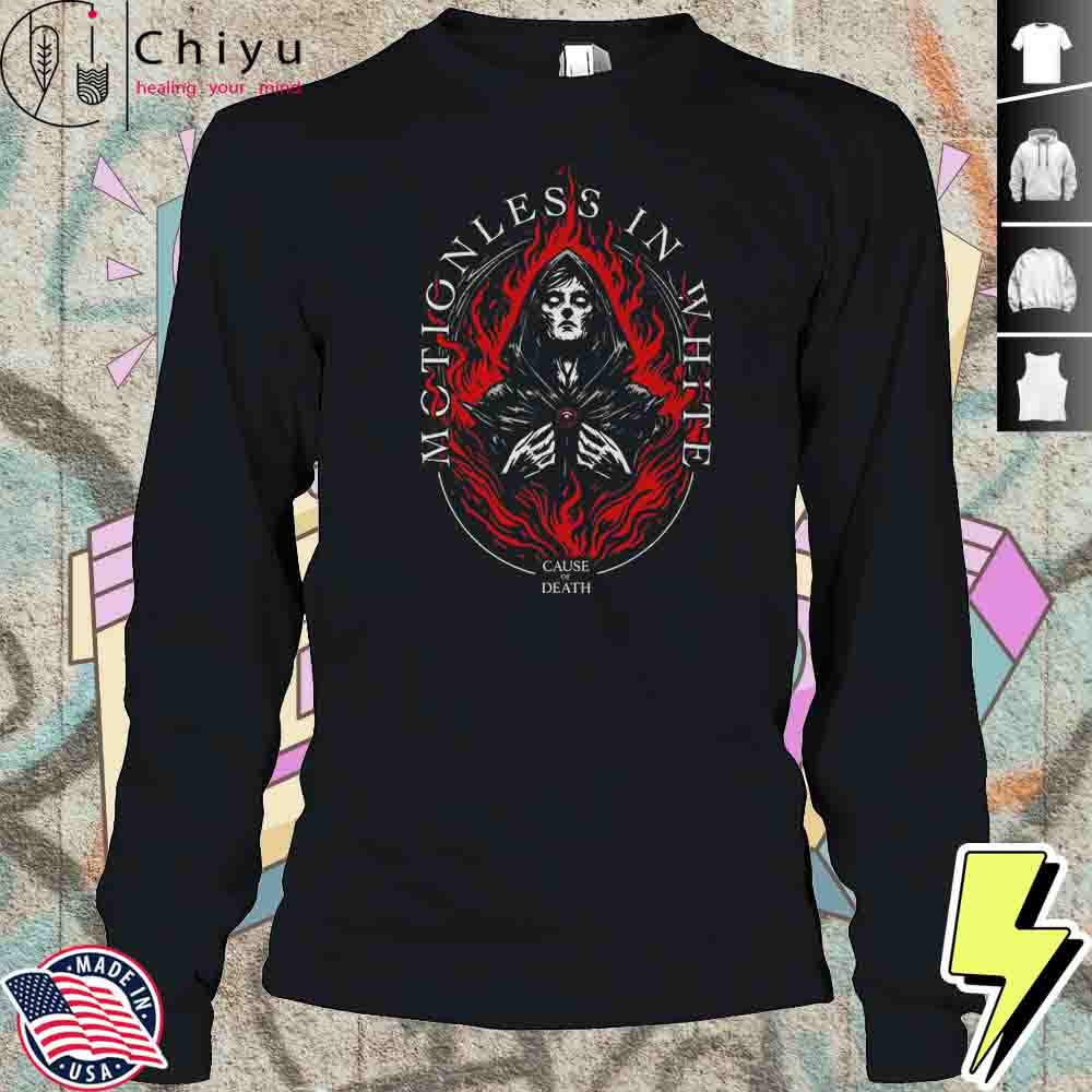 Motionless In White Cause Of Death Shirt Motionless In White Cause Of Death Shirt