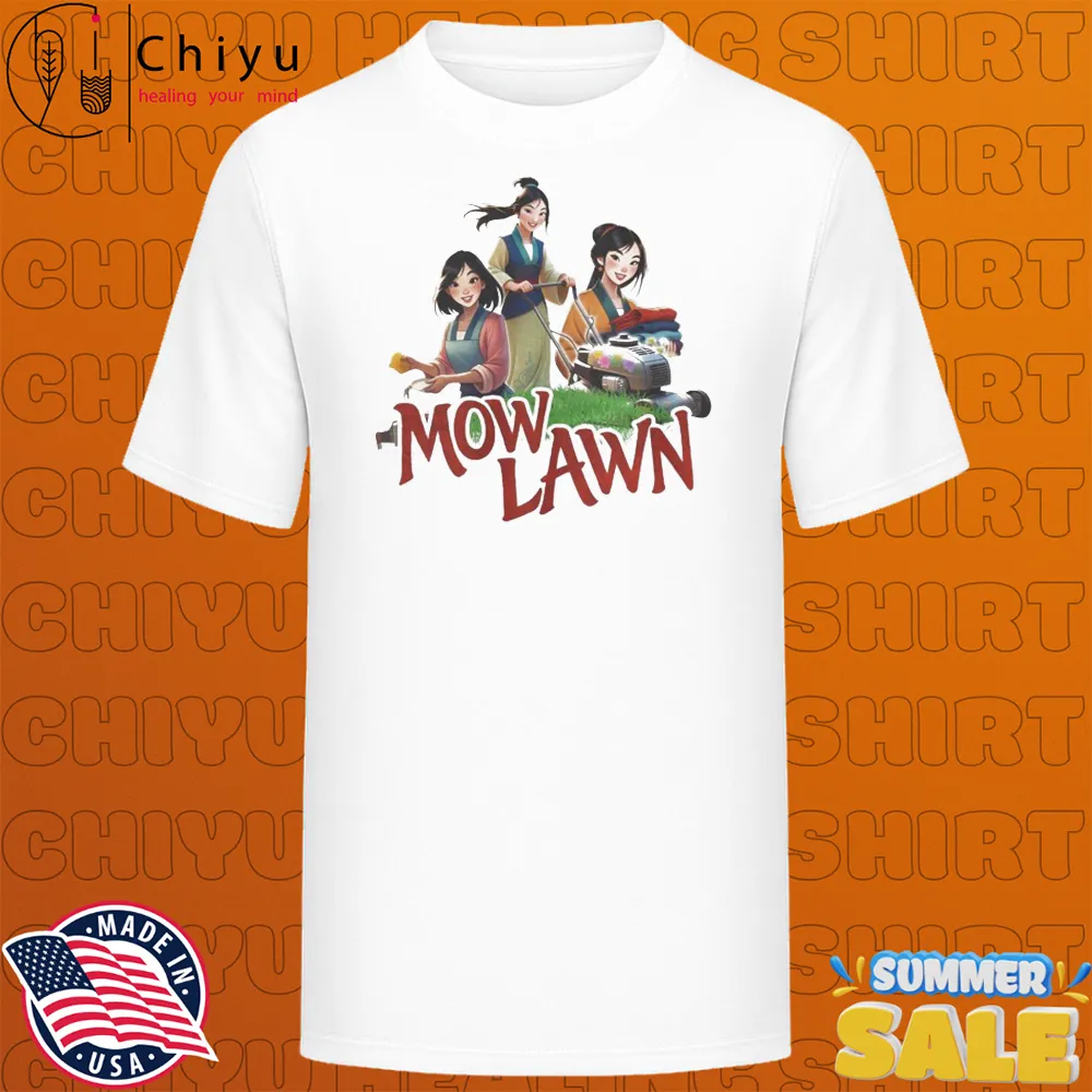 Mow Lawn Disney Anime T-shirts