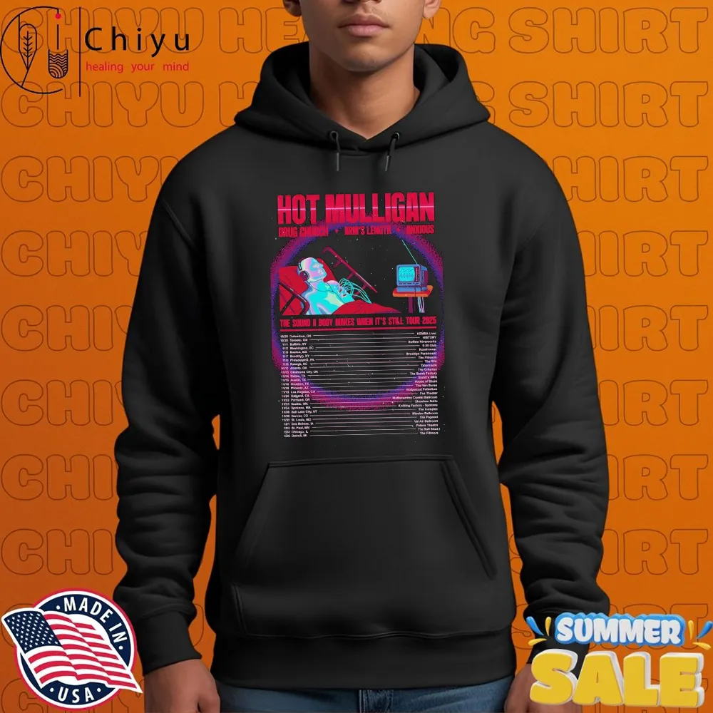 Mulligan x Drug Church x Arm's Length x Anxious The Sound A Body Makes When It's Still Tour 2025 Dates T-Shirts Mulligan x Drug Church x Arm's Length x Anxious The Sound A Body Makes When It's Still Tour 2025 Dates T-Shirts