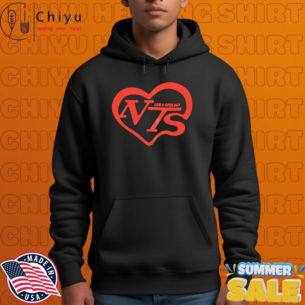 NTS Live And Open 24 7 T-shirts Hoodie NTS Live And Open 24 7 T-shirts Hoodie