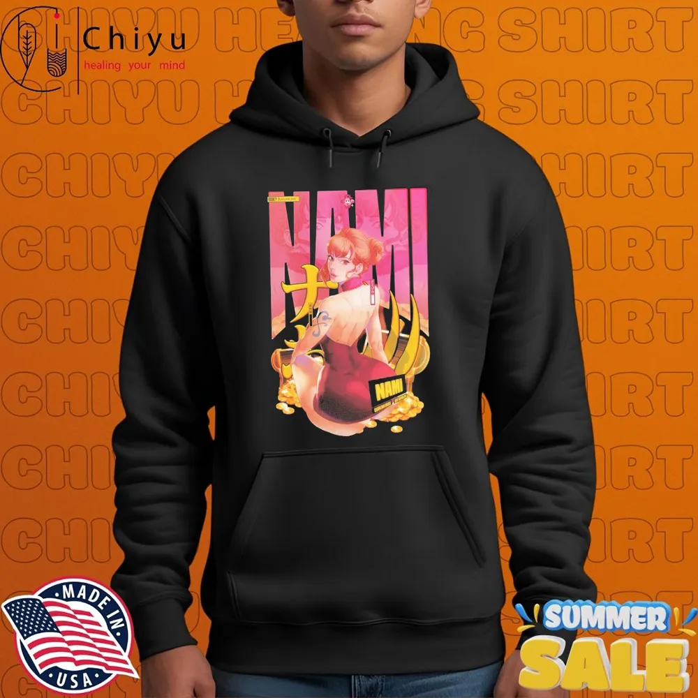 Nami King Of The Pirates One Piece Waifu T-shirts Nami King Of The Pirates One Piece Waifu T-shirts
