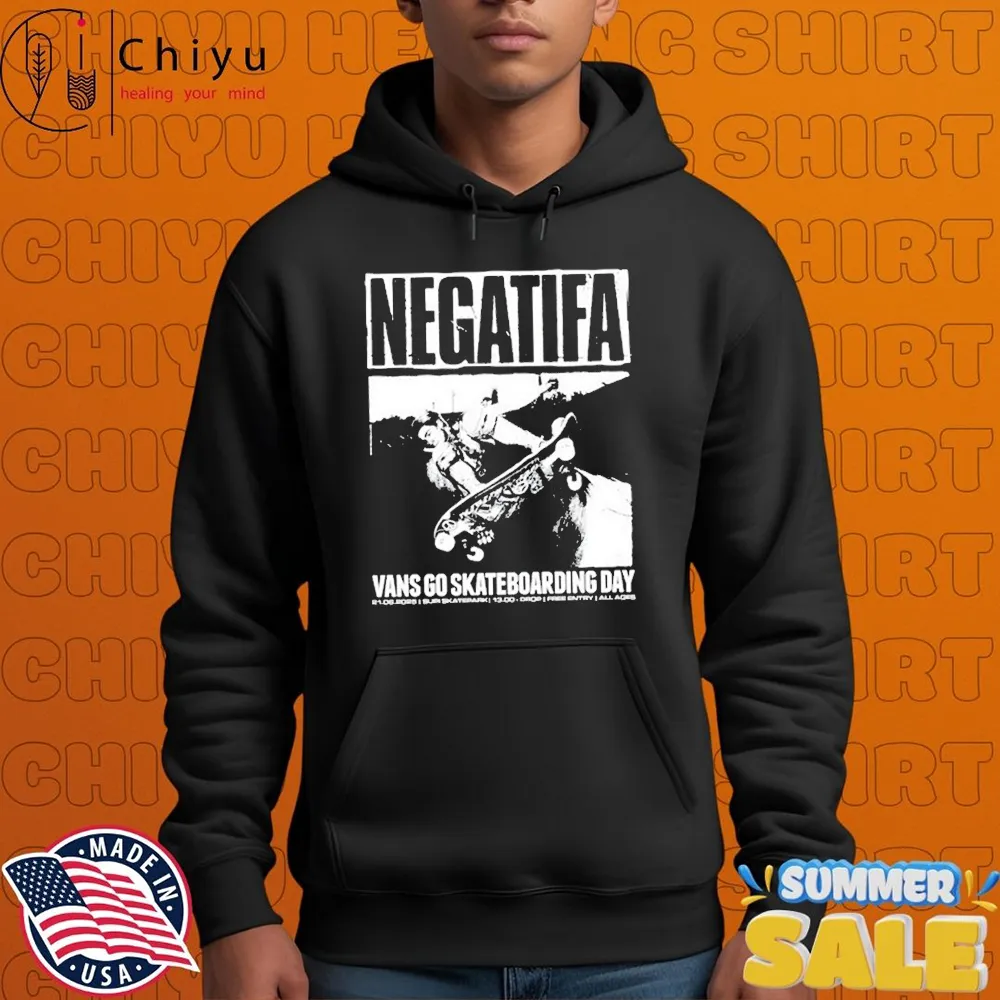 Negatifa Vans Go, Slipi Skatepark June 21 2025 T-shirt Negatifa Vans Go, Slipi Skatepark June 21 2025 T-shirt