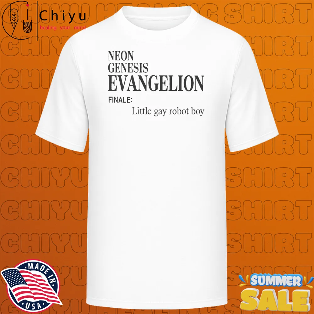 Neon Genesis Evangelion Finale Little Gay Robot Boy T-shirts Neon Genesis Evangelion Finale Little Gay Robot Boy T-shirts