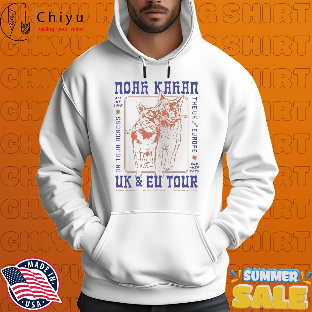 Noah Kahan All My Love On Tour Across Passing Through UK And EU Summer Tour 2025 Wolf T-Shirts Noah Kahan All My Love On Tour Across Passing Through UK And EU Summer Tour 2025 Wolf T-Shirts