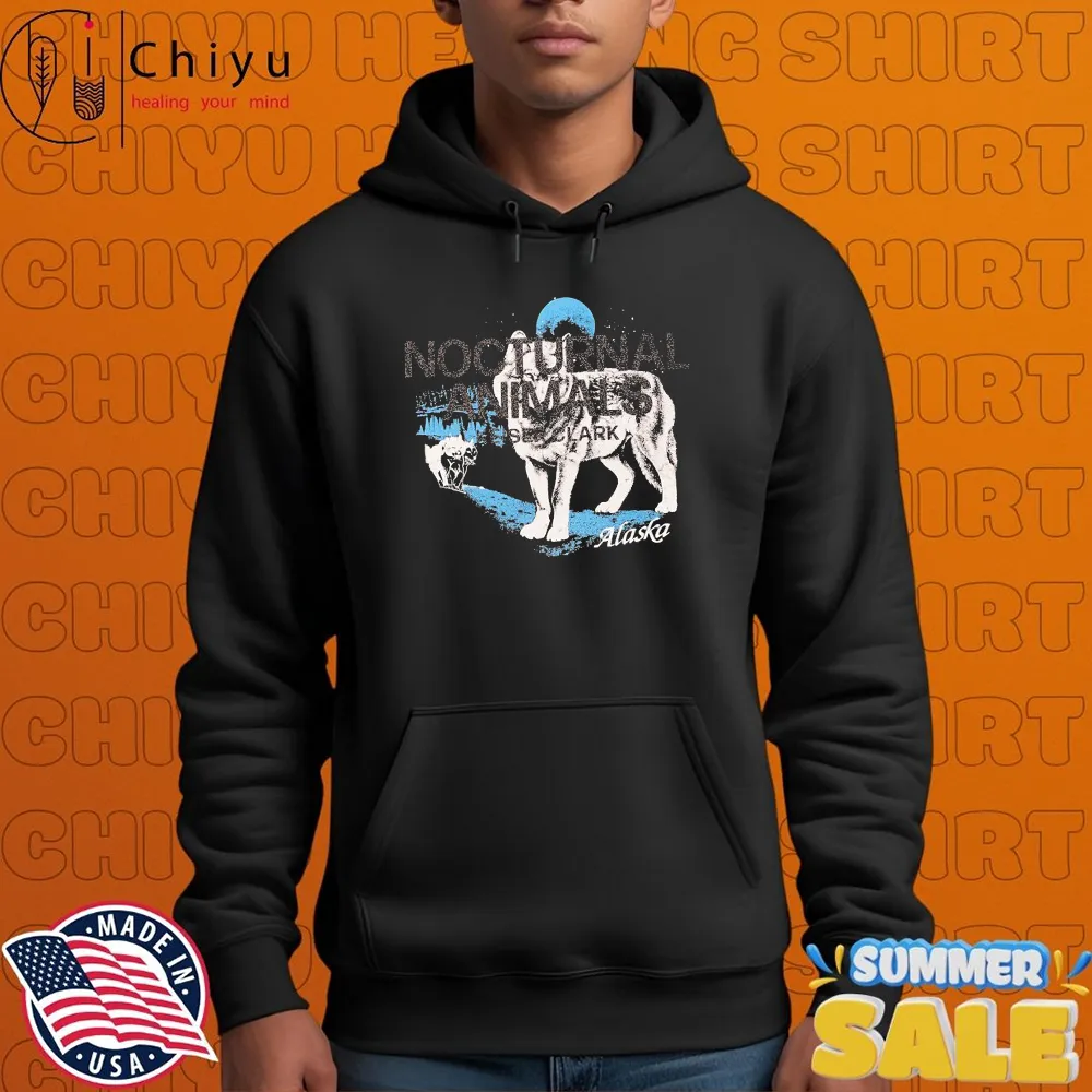 Nocturnal Animals Alaska Wolves T-shirts Nocturnal Animals Alaska Wolves T-shirts