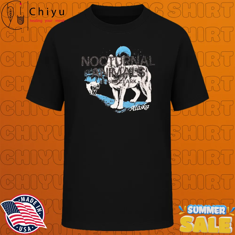 Nocturnal Animals Alaska Wolves T-shirts Nocturnal Animals Alaska Wolves T-shirts