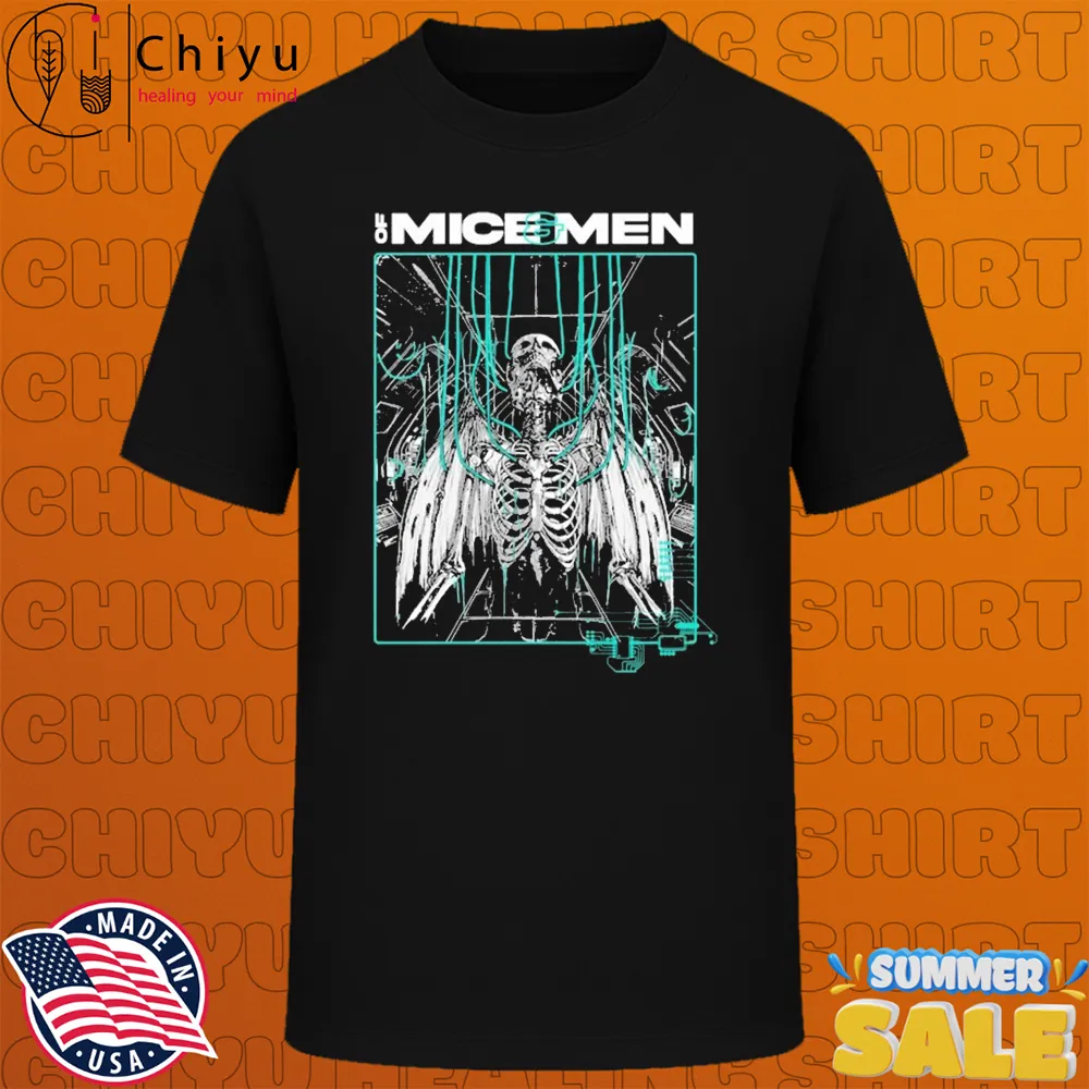 Of Mice & Men Spring 2025 Tour Skeleton T-shirts