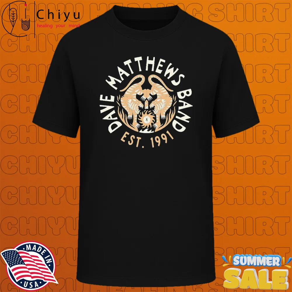 Official Dave Matthews Band Tigers Est 1991 T-shirts