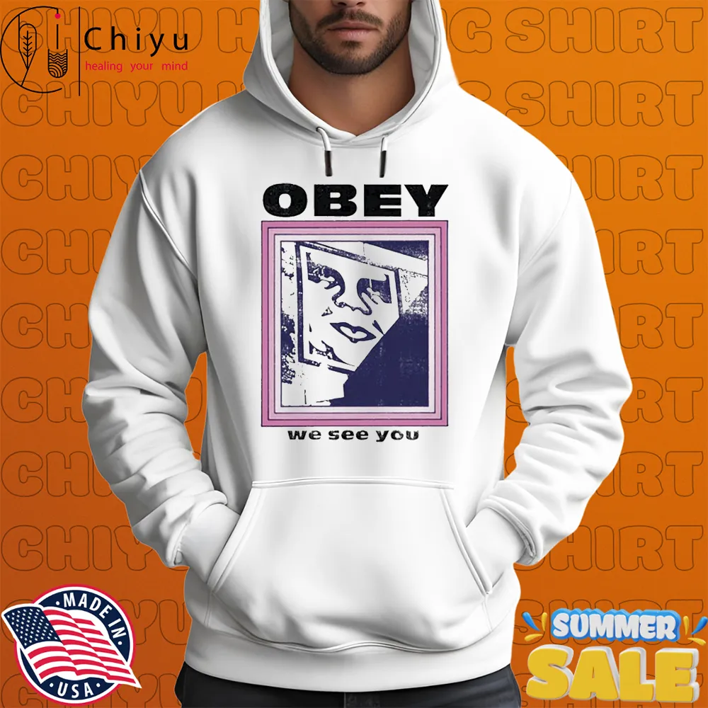 Official Obey We See You T-shirts Hoodie Official Obey We See You T-shirts Hoodie