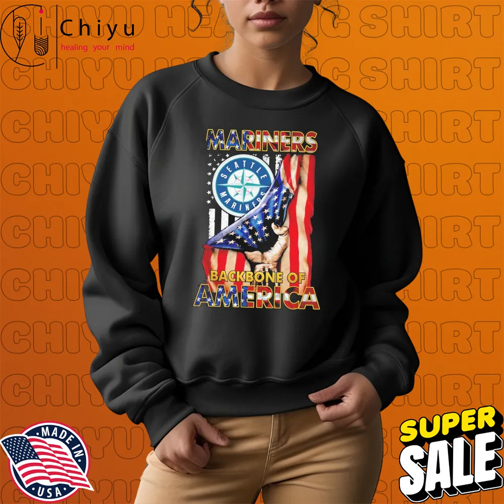 Official Seattle Mariners Backbone Of America 4th Of July Flag T-shirts Hoodie Sweatshirt Official Seattle Mariners Backbone Of America 4th Of July Flag T-shirts Hoodie Sweatshirt