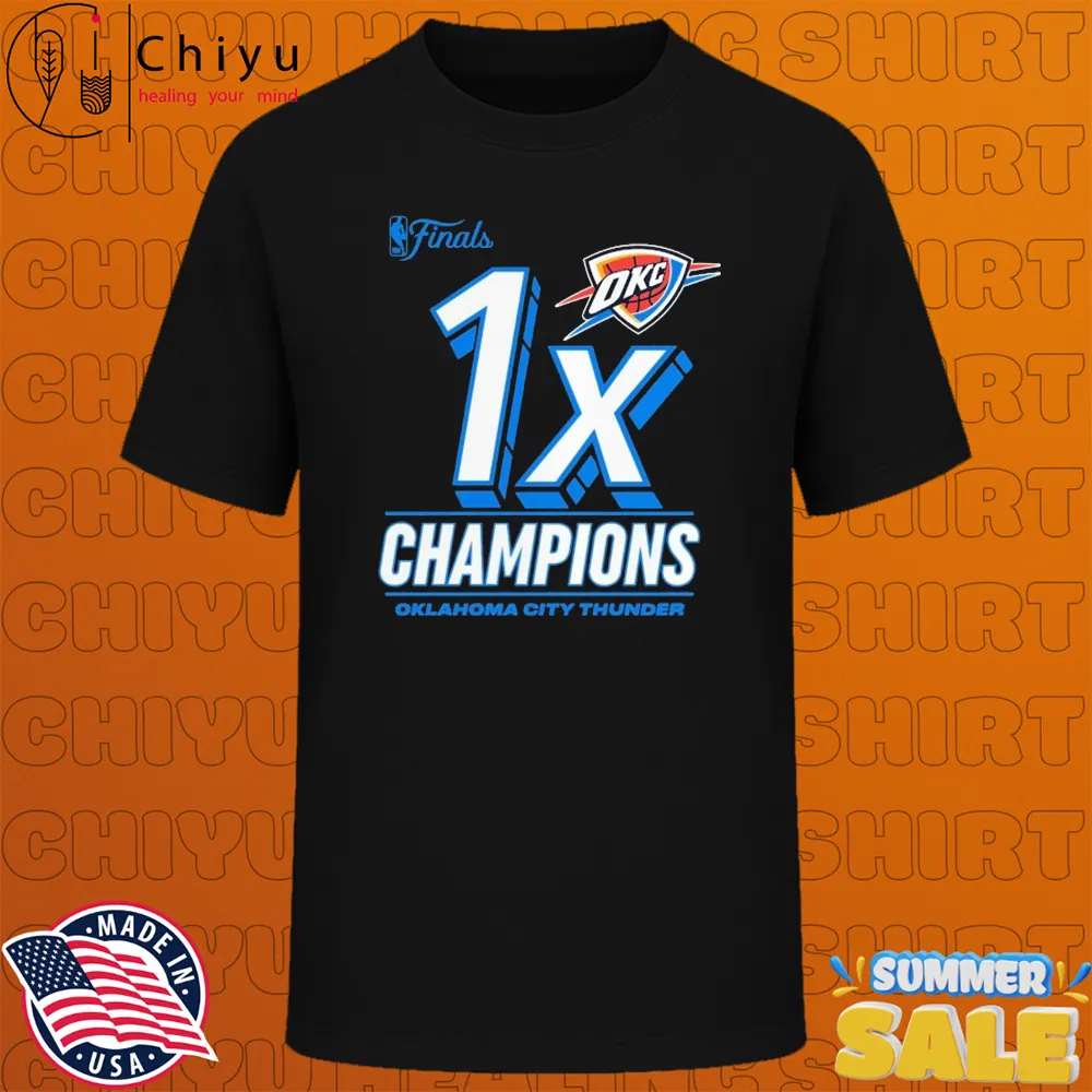 Oklahoma City Thunder 1X 2025 NBA Finals Champions Dunk Contest T-Shirts