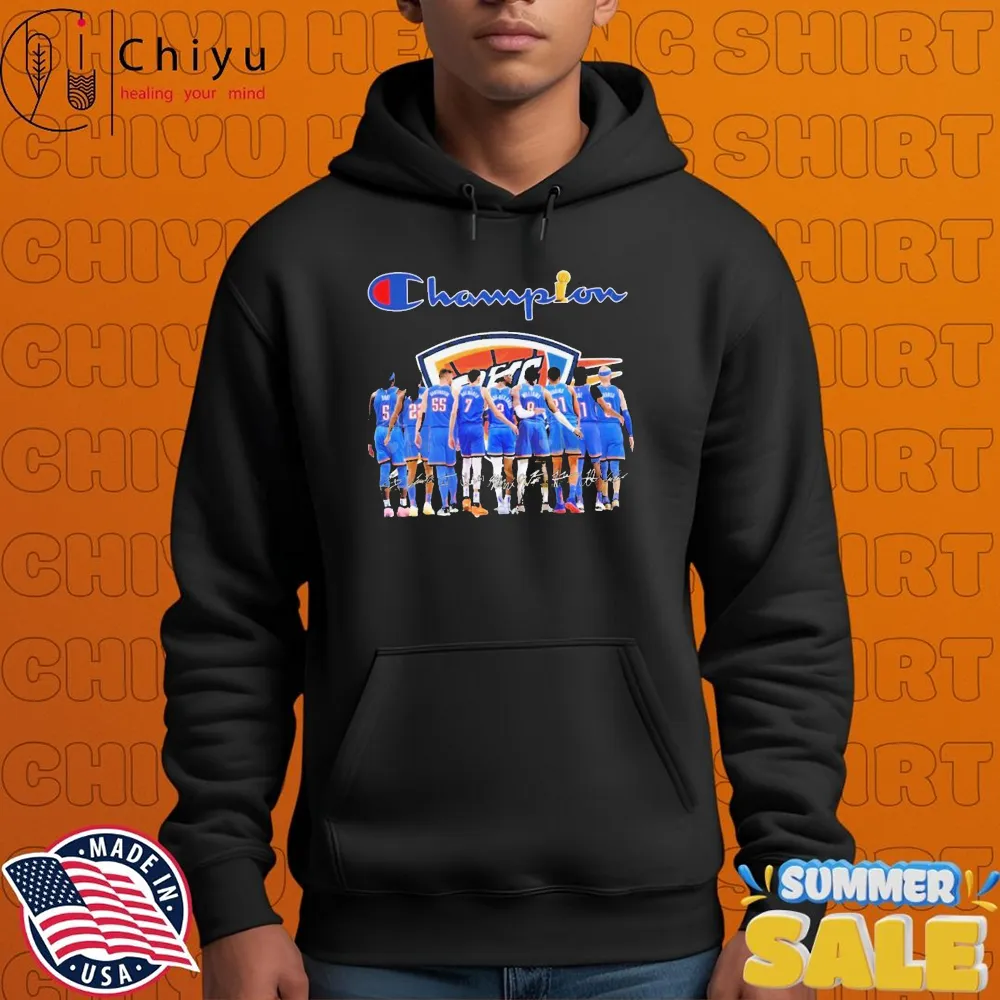 Oklahoma City Thunder Champion Signatures T-shirts Oklahoma City Thunder Champion Signatures T-shirts