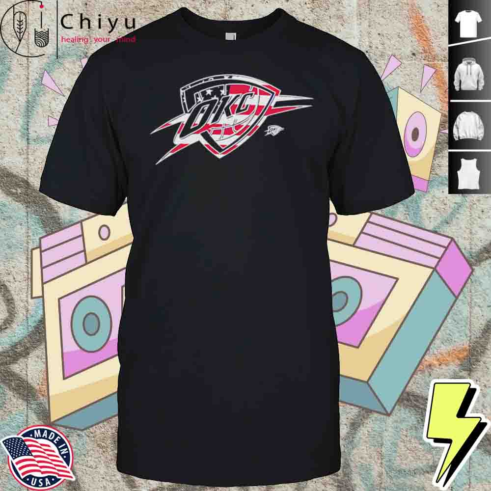 Oklahoma City Thunder Final NBA 2025 Finals Flag Logo Shirt