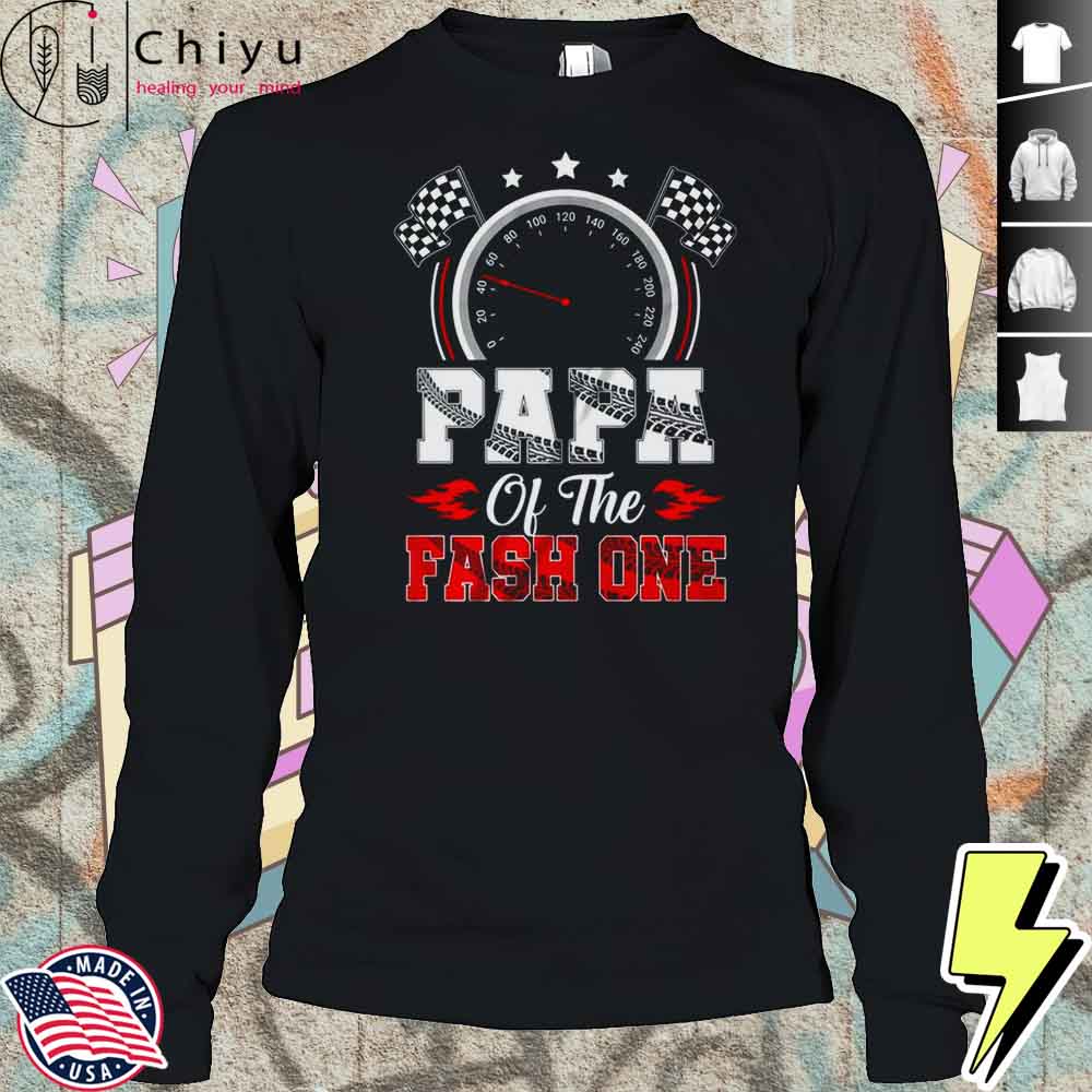 Papa Of The Fast One 1st Birthday Racing Car Family Shirt Papa Of The Fast One 1st Birthday Racing Car Family Shirt