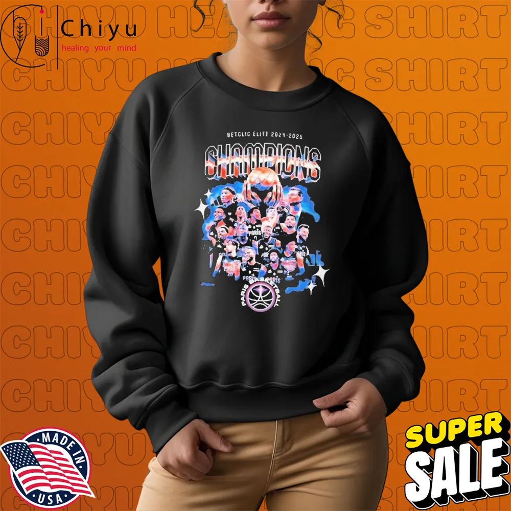 Paris Basketball 2025 Trophée De Champions De France T-shirts Paris Basketball 2025 Trophée De Champions De France T-shirts