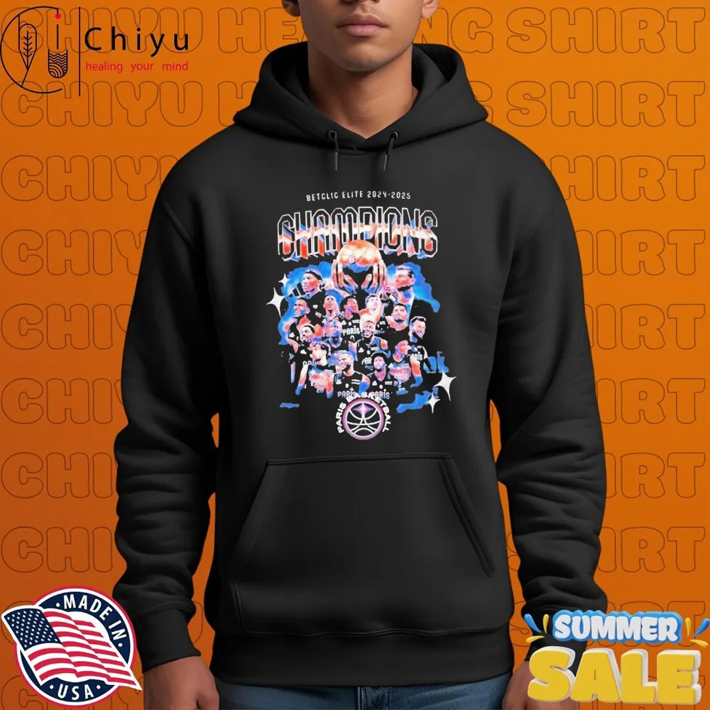 Paris Basketball 2025 Trophée De Champions De France T-shirts Paris Basketball 2025 Trophée De Champions De France T-shirts