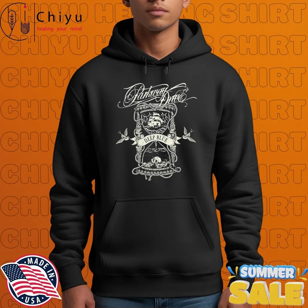 Parkway Drive Deep Blue Hourglass Birds T-shirts Parkway Drive Deep Blue Hourglass Birds T-shirts
