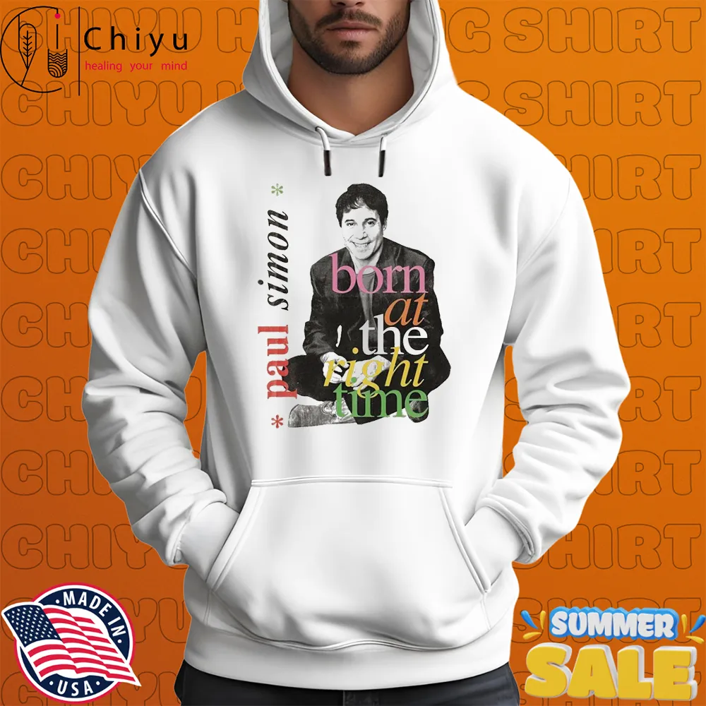 Paul Simon Born At The Right Time T-shirts Paul Simon Born At The Right Time T-shirts