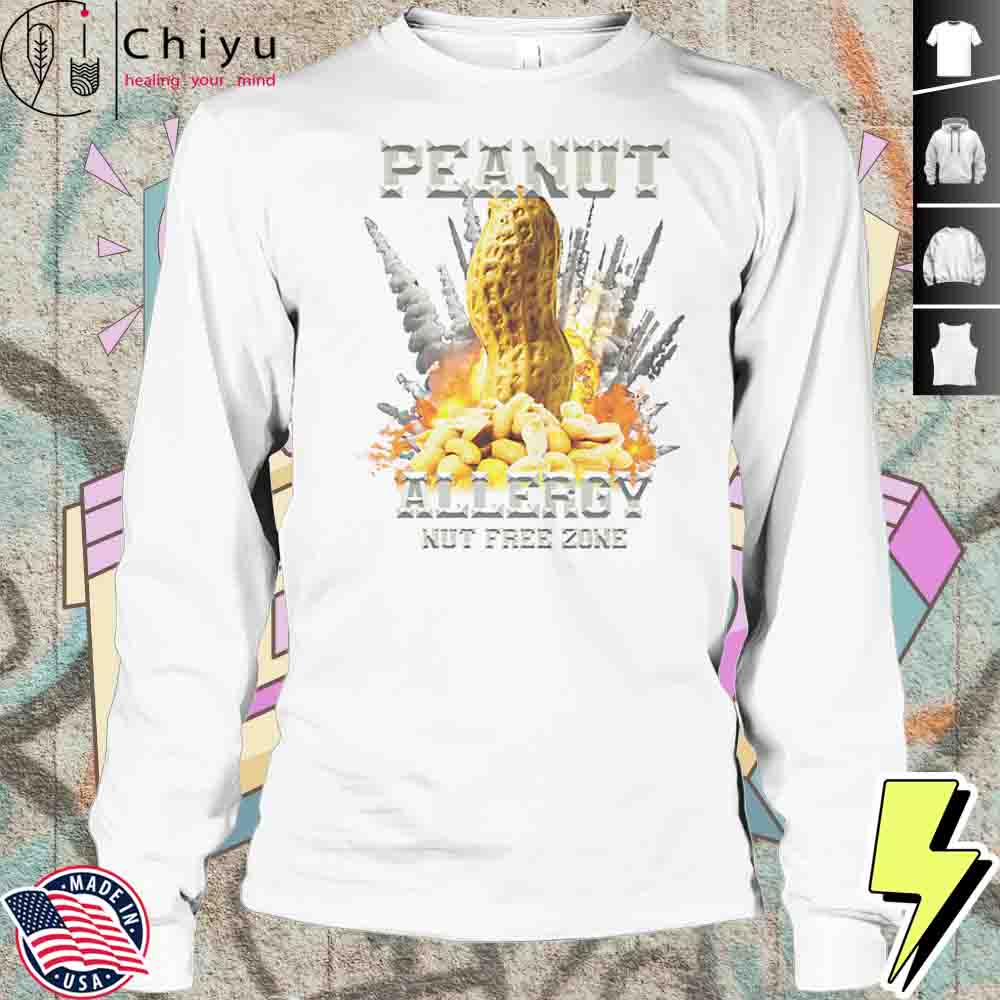 Peanut Allergy Nut Free Zone Shirt Peanut Allergy Nut Free Zone Shirt