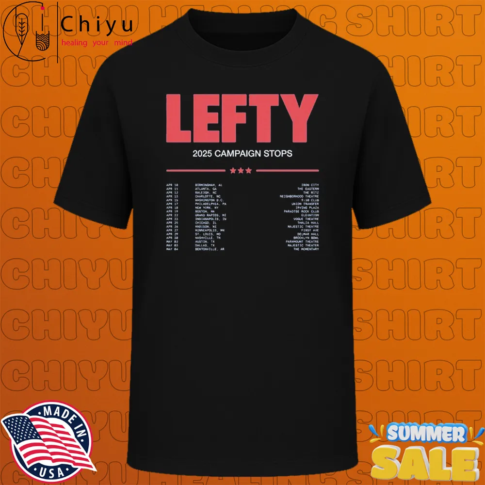 Penny & Sparrow Lefty Campaign Stops 2025 Tour Dates T-shirts Penny & Sparrow Lefty Campaign Stops 2025 Tour Dates T-shirts