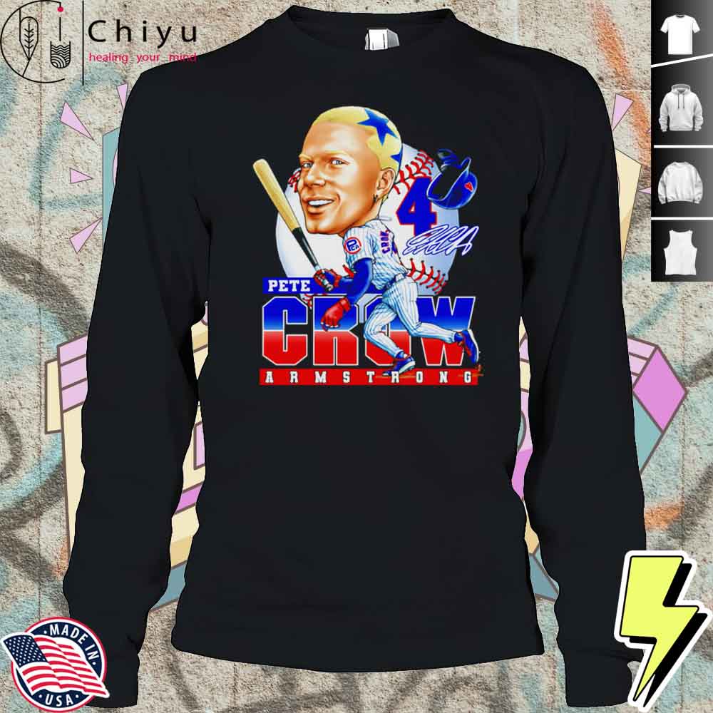 Pete Crow-Armstrong Chicago Cubs PCA Blue Star Cartoon Caricature Shirt Pete Crow-Armstrong Chicago Cubs PCA Blue Star Cartoon Caricature Shirt