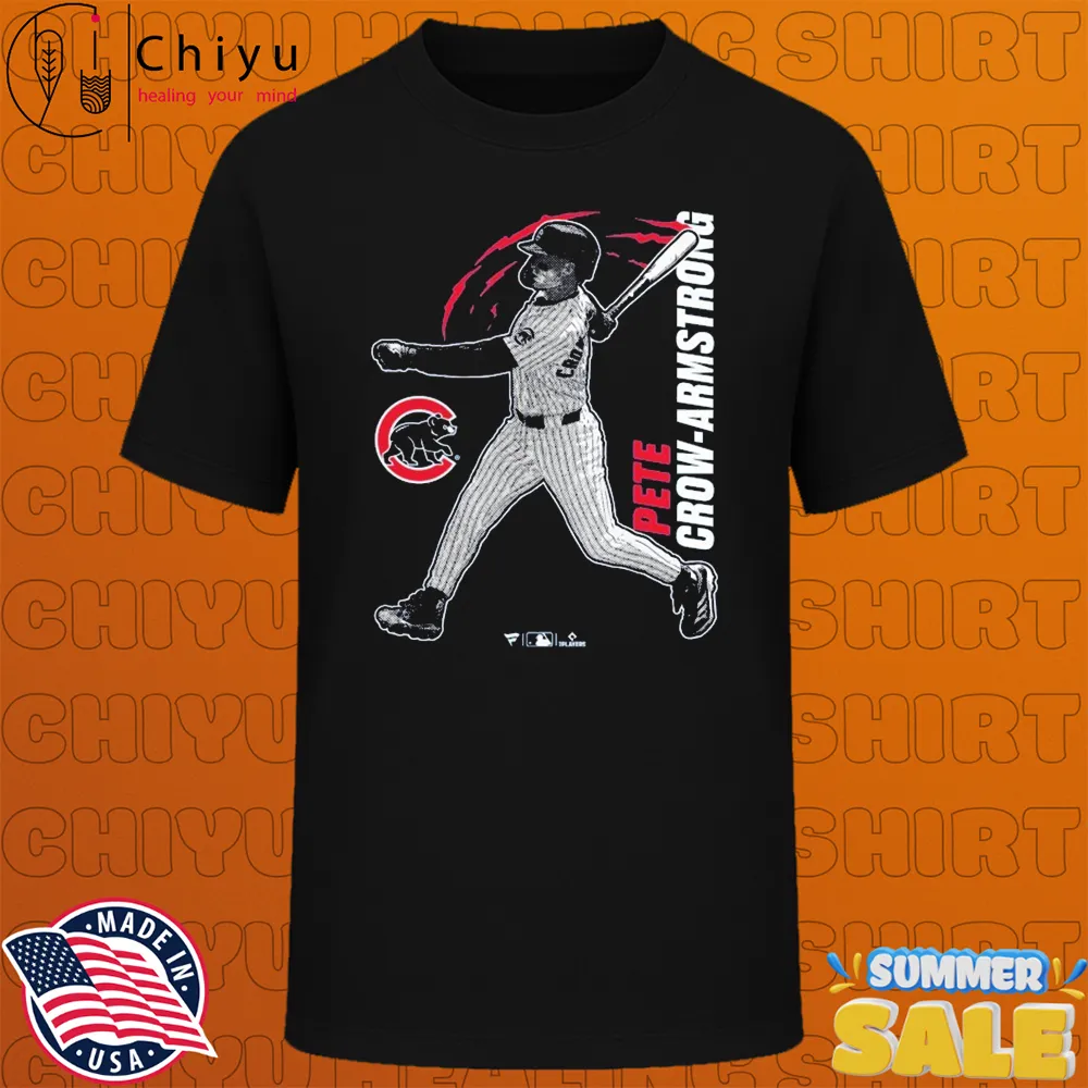 Pete Crow-Armstrong Chicago Cubs T-Shirts Pete Crow-Armstrong Chicago Cubs T-Shirts