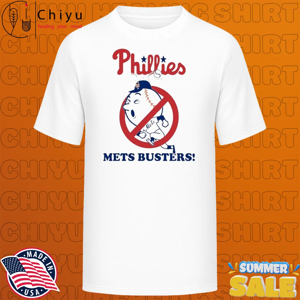 Philadelphia Phillies Mets Busters New York Mets Mascot T-shirts