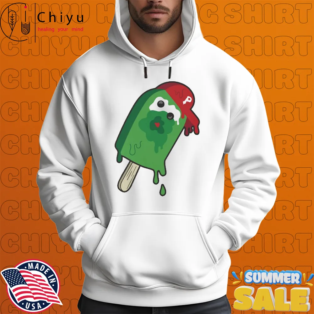Philadelphia Phillies Phan Pop Ice Phillie Phanatic Mascot T-Shirts Philadelphia Phillies Phan Pop Ice Phillie Phanatic Mascot T-Shirts
