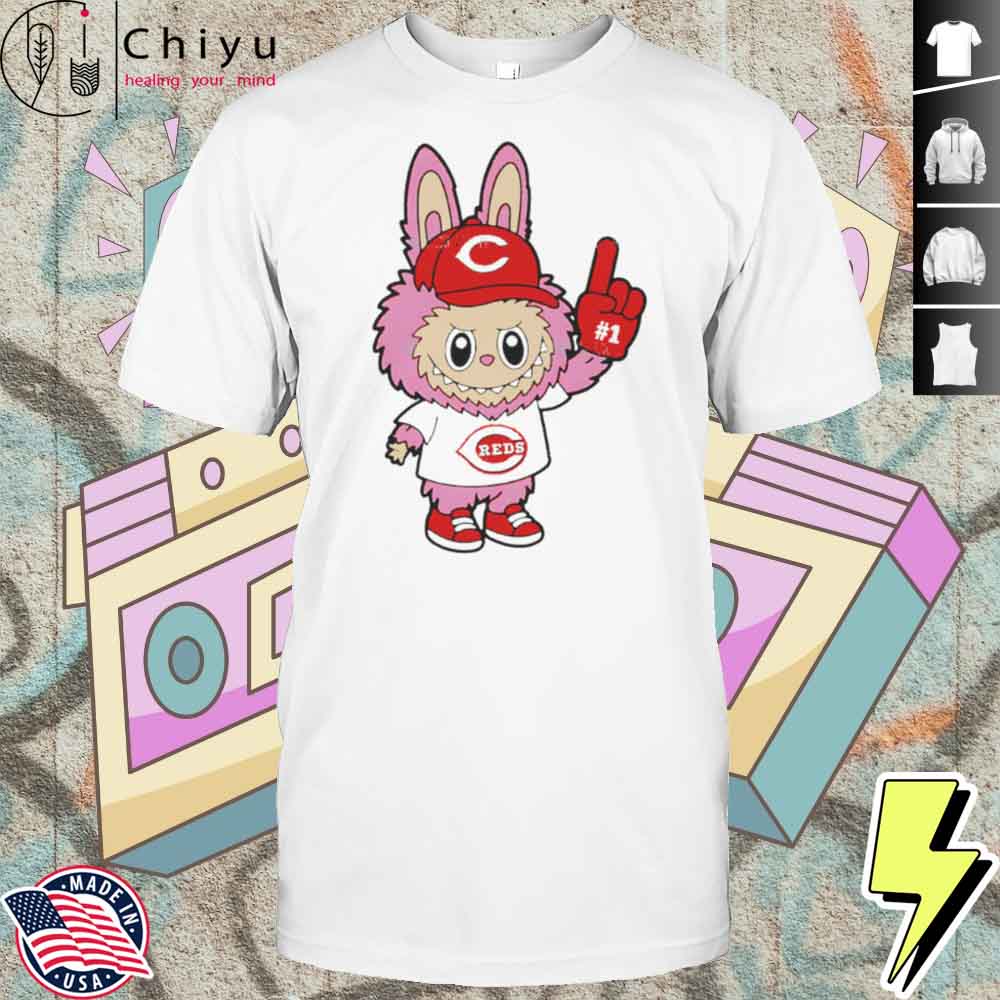 Pink Labubu Cincinnati Reds Labubu MLB Baseball Shirt Hoodie Pink Labubu Cincinnati Reds Labubu MLB Baseball Shirt Hoodie