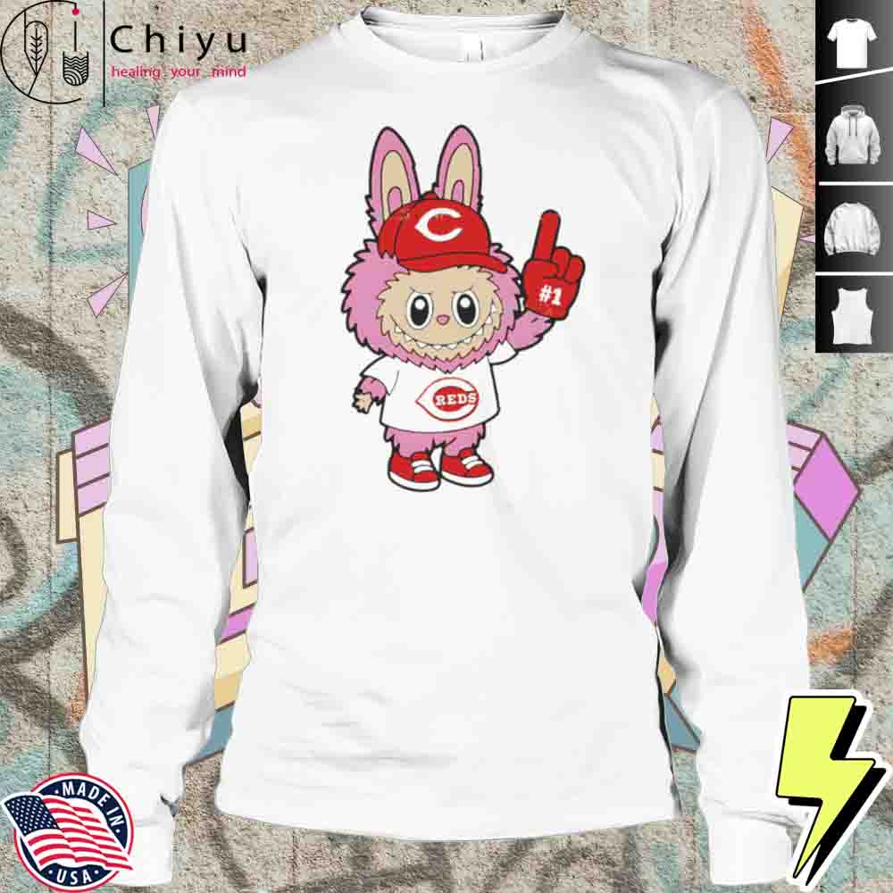 Pink Labubu Cincinnati Reds Labubu MLB Baseball Shirt Pink Labubu Cincinnati Reds Labubu MLB Baseball Shirt