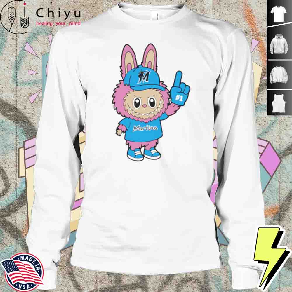 Pink Labubu Miami Marlins Labubu MLB Baseball Shirt Pink Labubu Miami Marlins Labubu MLB Baseball Shirt