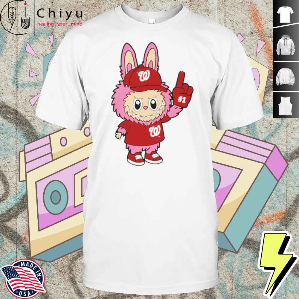 Pink Labubu Washington Nationals Labubu MLB Baseball Shirt