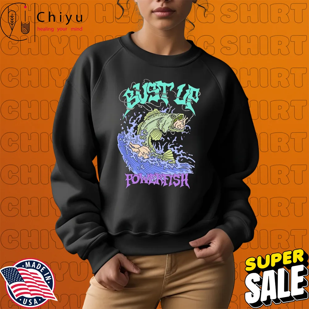 Powerfish Bust Up Hoodie Powerfish Bust Up Hoodie