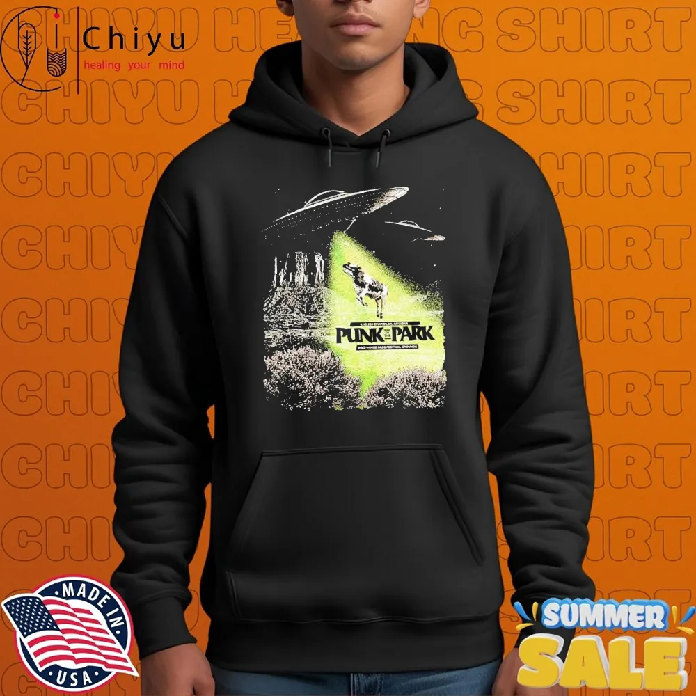 Punk In The Park Chandler Arizona At Wild Horse Pass Festival Grounds On December 4 2025 Cow UFO T-shirts Punk In The Park Chandler Arizona At Wild Horse Pass Festival Grounds On December 4 2025 Cow UFO T-shirts